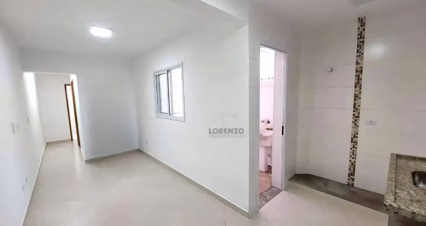 Apartamento com 2 dormitórios à venda, 40 m² por r$ 299.000,00 - jardim stella - santo andré/sp