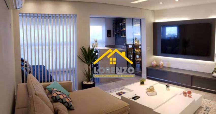 Apartamento com 2 dormitórios à venda, 90 m² por R$ 1.325.000,00 - Vila Apiaí - Santo André/SP