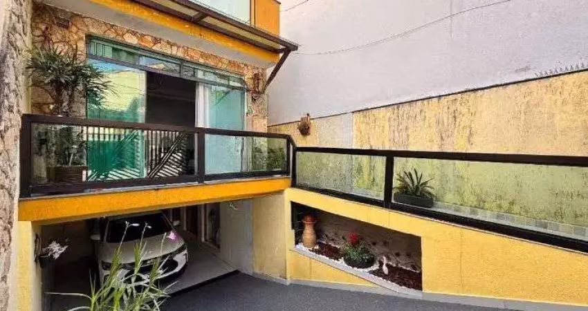 Sobrado com 3 dormitórios à venda, 238 m² por r$ 1.100.000,00 - vila scarpelli - santo andré/sp