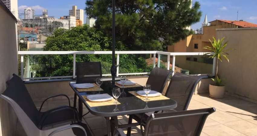Cobertura com 3 dormitórios à venda, 160 m² por R$ 670.000,00 - Casa Branca - Santo André/SP