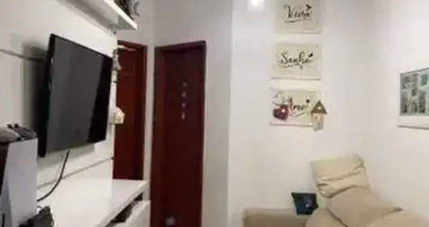 Apartamento com 2 dormitórios à venda, 50 m² por r$ 370.000 - vila scarpelli - santo andré/sp