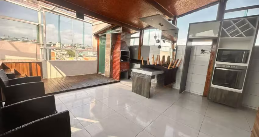 Cobertura à venda, 86 m² por r$ 487.000,00 - vila linda - santo andré/sp