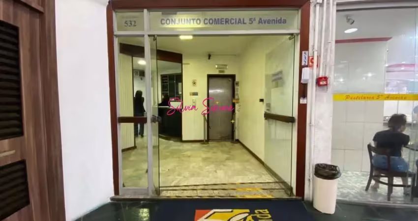 Sala comercial para locação em santos, gonzaga, 1 banheiro