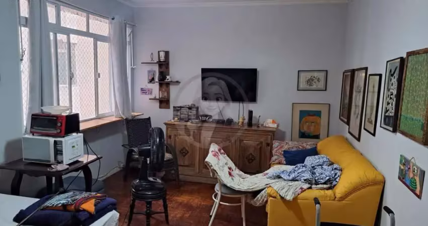 Apartamento para venda em santos, gonzaga, 2 dormitórios, 1 suíte, 1 banheiro, 1 vaga
