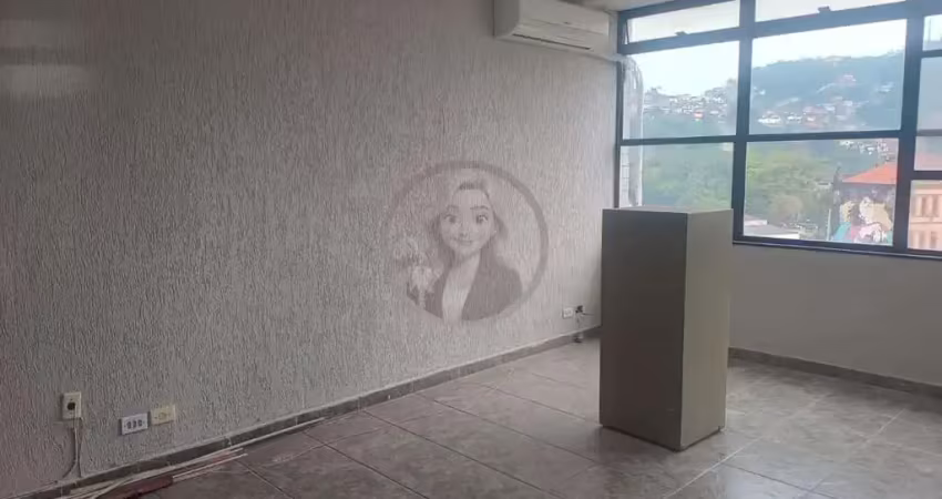 Sala comercial para locação em santos, centro, 1 banheiro