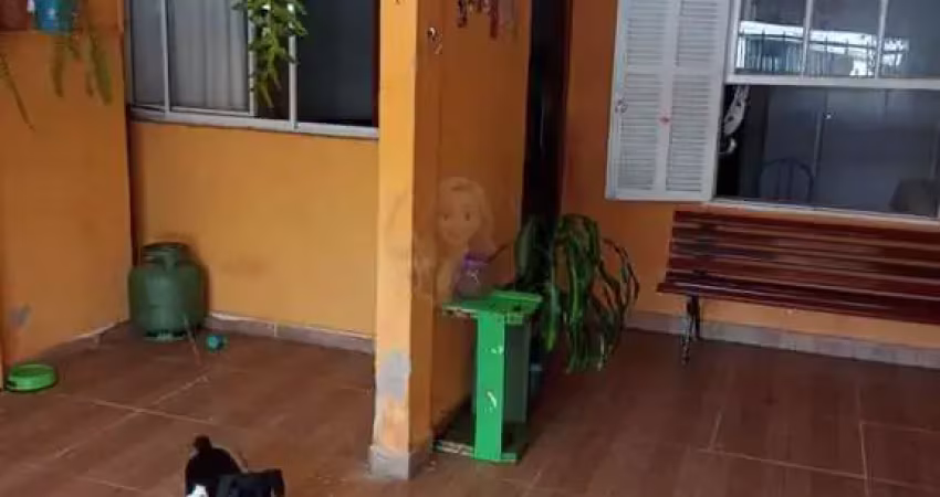 Casa sobreposta para venda em santos, castelo, 2 dormitórios, 1 banheiro, 1 vaga