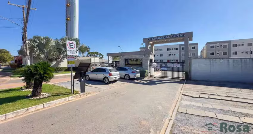 Apartamento mobiliado, planejado e com elevador, com 2 quartos, no chapada das dunas, próximo da unic, cuiabá. - ap8043