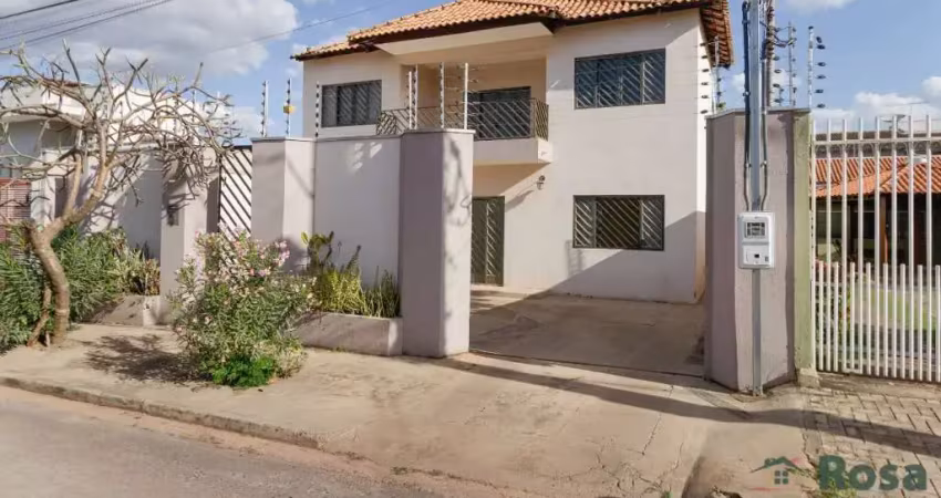 Sobrado residencial ou comercial à venda, 5 quartos, suíte, lazer e pomar no santa cruz ii - ca8048