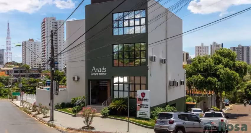 Sala comercial para locação no bairro aráes, próximo da avenida miguel sutil, cuiabá. - sa5208