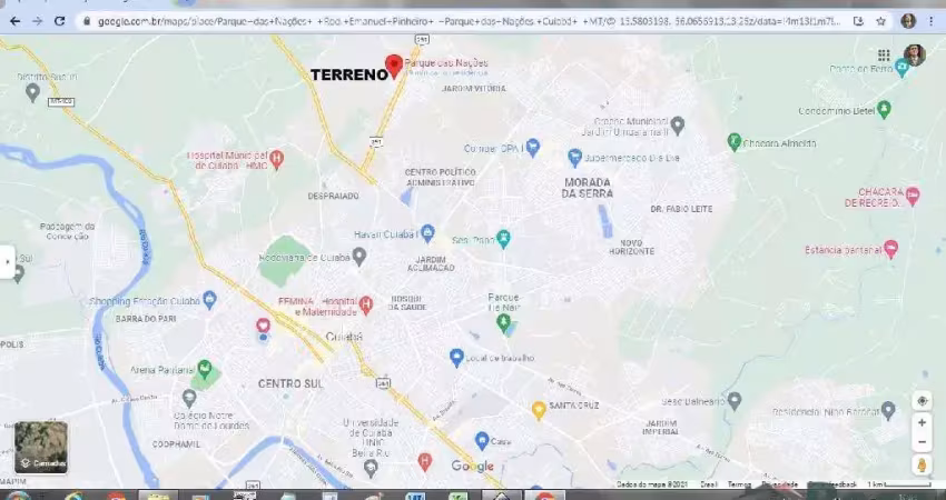 Terreno para aluguel parque das nações cuiabá - 25390