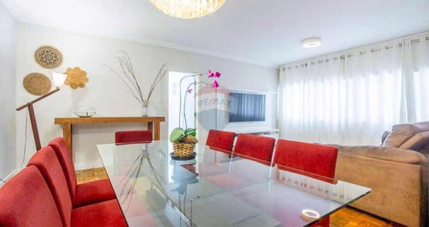 Venda Apto Reformado na  Av. Angélica, 896, 3 dormitórios, 1 suíte, lavabo, 144 m², com  lazer no prédio por R$1.059.000,00