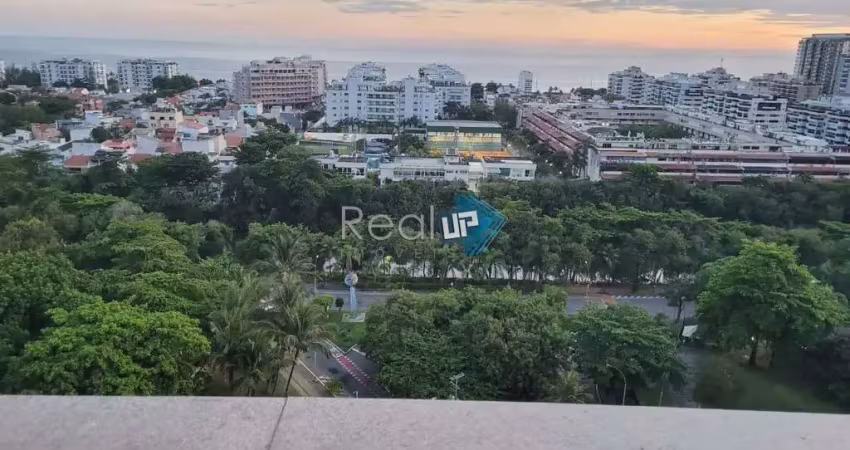 Venda de apartamento de 2 quartos na barra da tijuca, rio de janeiro-rj: 2 suítes, 2 banheiros, 1 vaga de garagem!