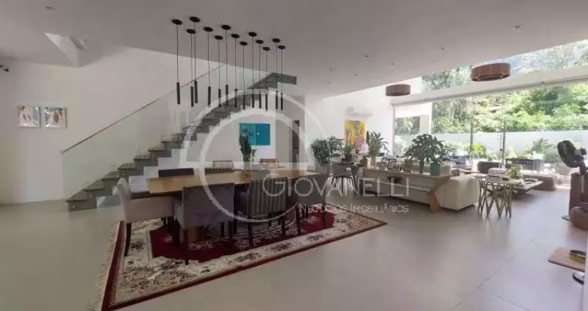 Luxuosa casa de 5 suítes em são conrado - rio de janeiro-rj: 911m² de arquitetura impecável e 4 vagas na garagem!