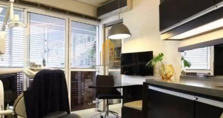 Cond. oscar freire office , conjunto comercial mobiliado de 53m² com 3 salas, 1 vaga em pinheiros.