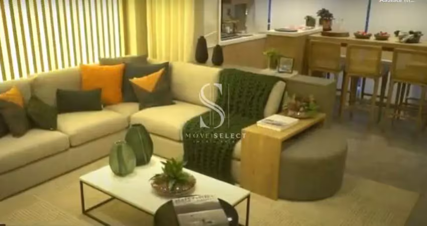 Apartamento de 58m² com 2 dormitórios (1 suíte), 2 banheiros e uma vaga á venda chác. sto antonio li