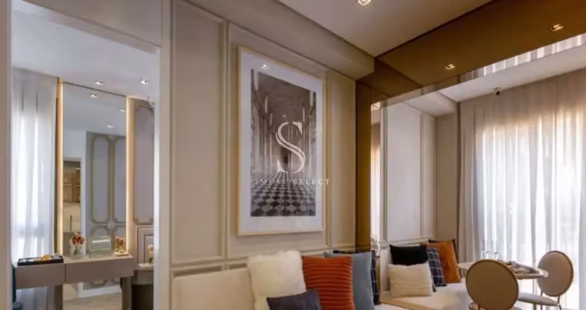Condomínio maison cyrela. perdizes,  apartamento á venda com 46m² 2 dormitórios, 2 suites. sem vaga