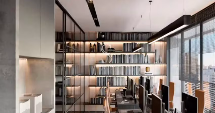 Edifício urban vila mariana - sala comercial de 131m² com 4 salas, 3 banheiros, terraço e 2 vagas.