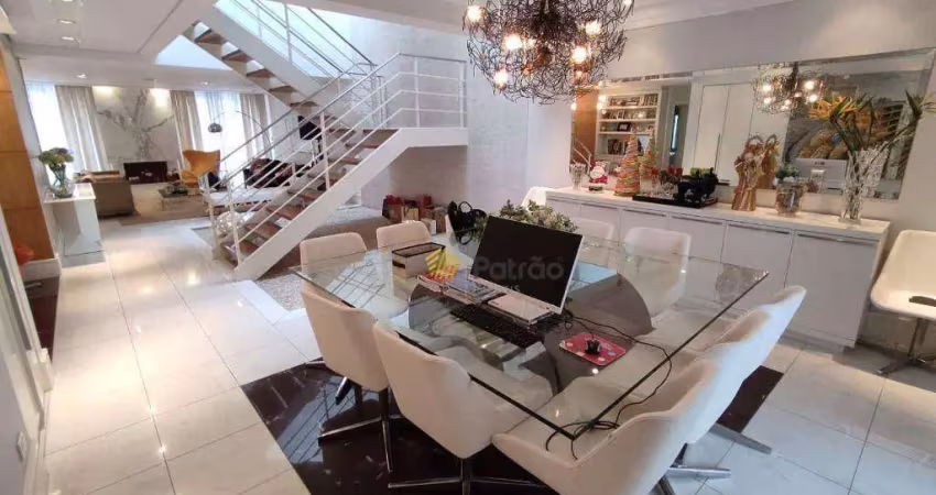 Central park (ilha) com 4 suítes à venda, 531 m² por r$ 4.500.000 - central park - são bernardo do campo/sp