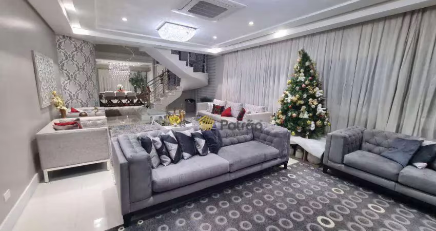 Sobrado com 6 dormitórios à venda, 585 m² por r$ 4.240.000,00 - parque dos pássaros - são bernardo do campo/sp