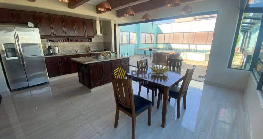 Cobertura à venda, 524 m² por r$ 5.500.000,00 - jardim do mar - são bernardo do campo/sp
