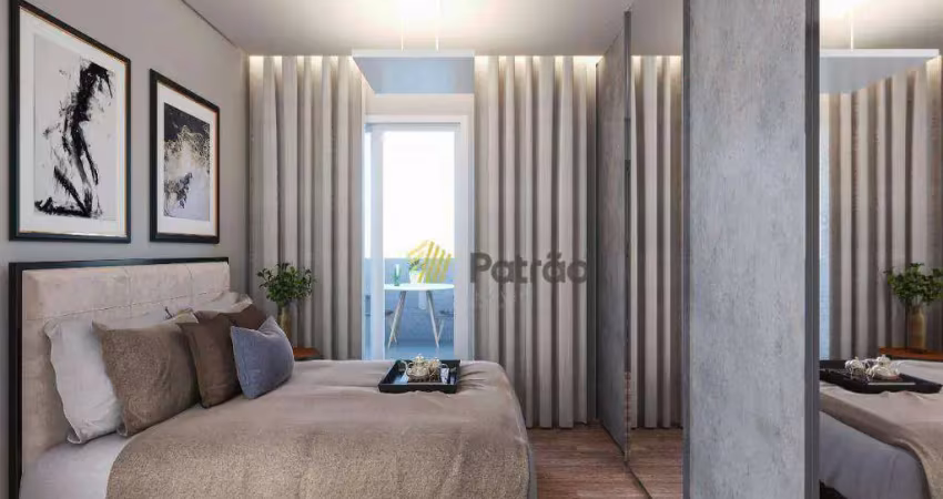 Apartamento com 2 dormitórios à venda, 74 m² por r$ 410.000,00 - vila guiomar - santo andré/sp