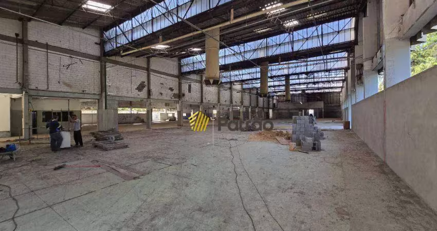 Galpão para alugar, 3350 m² por r$ 90.000,02/mês - piraporinha - diadema/sp