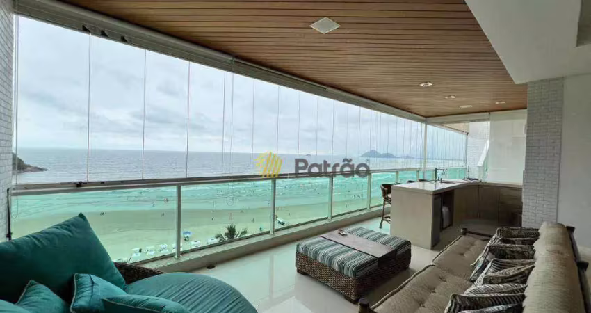 Cobertura com 4 dormitórios à venda, 300 m² por r$ 16.000.000 - riviera - bertioga/sp / oportunidade!