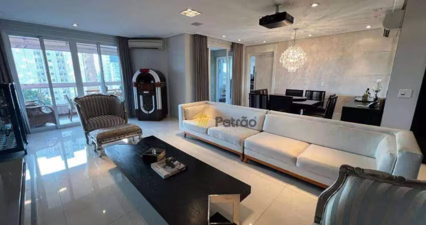 Apartamento com 4 dormitórios à venda, 255 m² por r$ 3.300.000,00 - centro - são bernardo do campo/sp