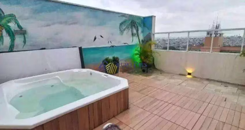 Cobertura à venda, 255 m² por r$ 3.500.000,00 - santa paula - são caetano do sul/sp