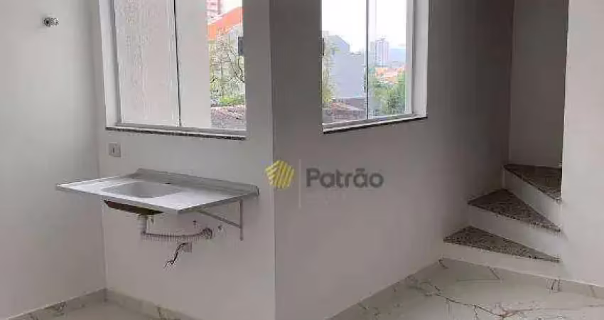 Cobertura com 2 dormitórios à venda, 105 m² por r$ 599.000,00 - santa maria - santo andré/sp
