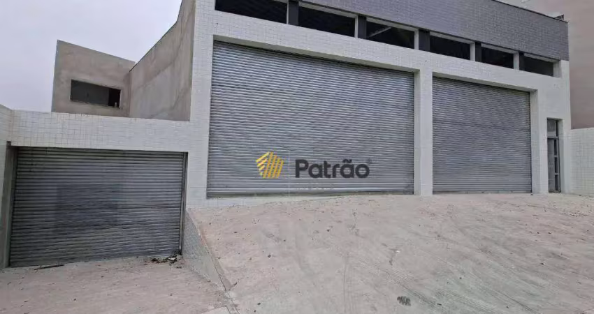 Galpão comercial novo, 745 m² por r$ 25.910/mês - centro - são bernardo do campo/sp