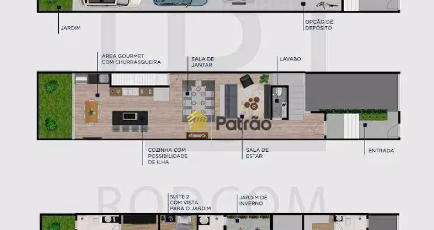 Sobrado com 3 dormitórios à venda, 279 m² por r$ 1.380.000,00 - santa maria - são caetano do sul/sp