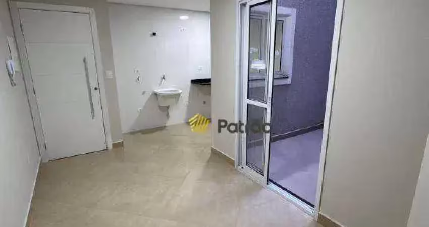 Apartamento com 2 dormitórios à venda, 53 m² por r$ 390.000,00 - vila linda - santo andré/sp