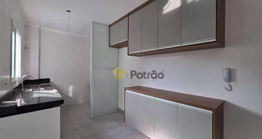Apartamento com 2 dormitórios para alugar, 56 m² por r$ 2.730,00/mês - vila guiomar - santo andré/sp