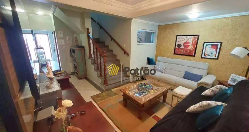 Sobrado com 3 dormitórios à venda, 200 m² por r$ 1.150.000,00 - vila scarpelli - santo andré/sp
