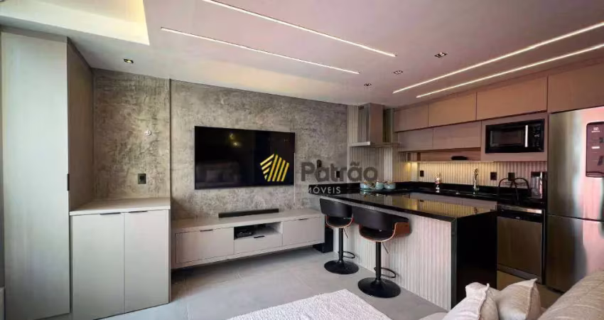 Studio com 1 dormitório à venda, 42 m² por r$ 650.000,00 - centro - são bernardo do campo/sp