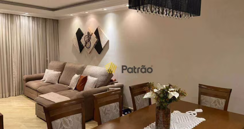 Apartamento com 3 dormitórios à venda, 104 m² por r$ 730.000,00 - jardim chácara inglesa - são bernardo do campo/sp