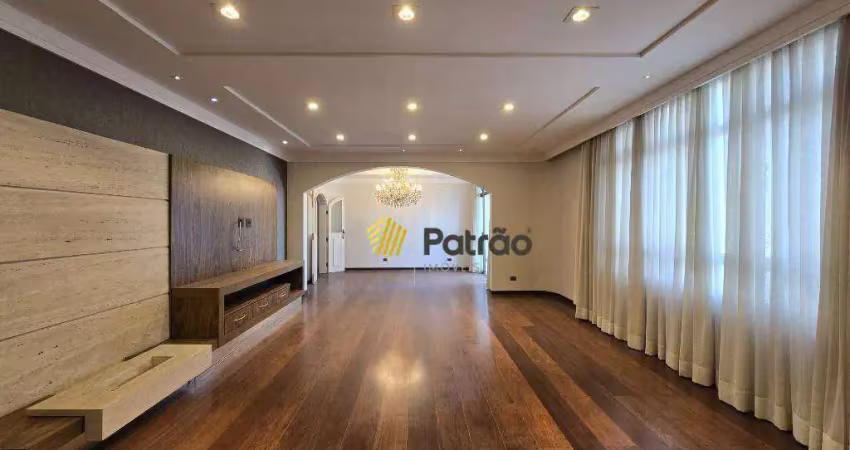 Edifício vania marta com 4 dormitórios e 3 vagas para alugar, 234 m² por r$ 5.560,00/mês - chácara inglesa - são bernardo do campo/sp