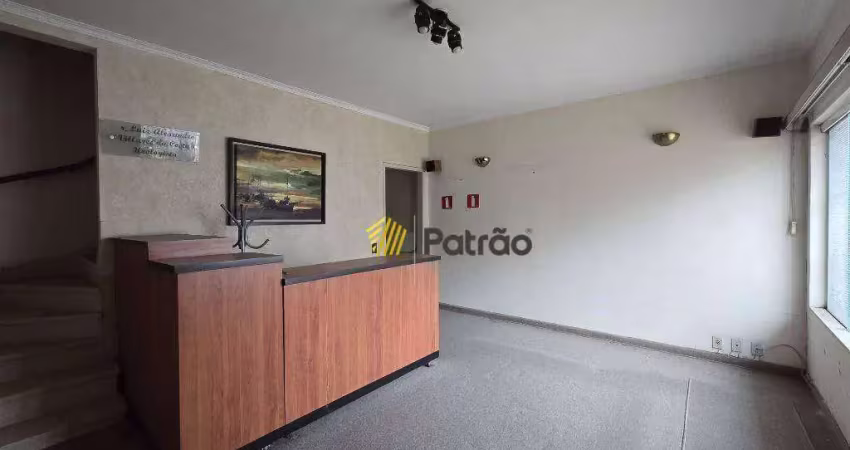 Sobrado comercial com recepção e 3 salas, 110 m² - venda por r$ 1.000.000 ou aluguel por r$ 6.260/mês - vila bastos - santo andré/sp
