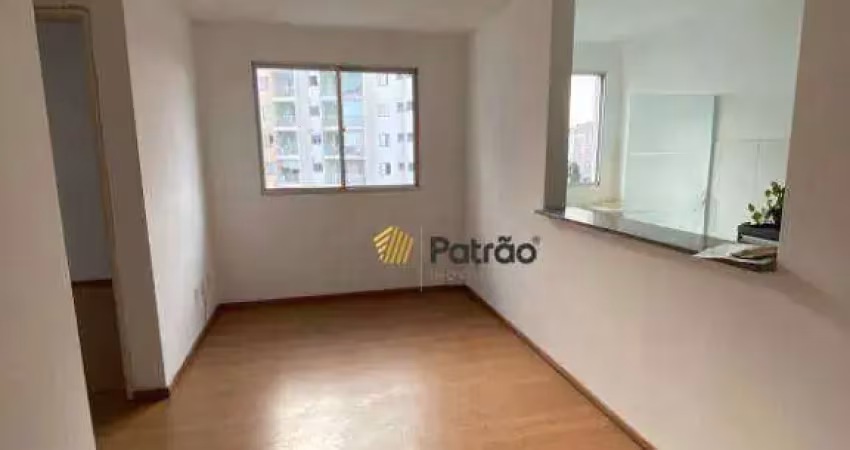 Apartamento com 2 dormitórios para alugar, 44 m² por r$ 3.014,00/mês - taboão - são bernardo do campo/sp