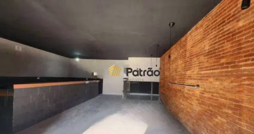 Salão para alugar, 250 m² por r$ 12.893,40/mês - jardim - santo andré/sp