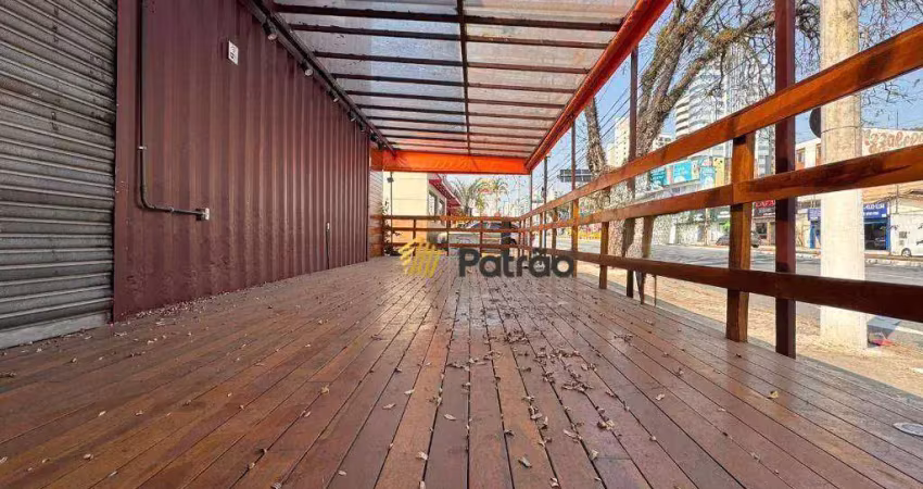 Salão comercial em contêiner com amplo deck para alugar por r$ 7.302/mês - centro - são bernardo do campo/sp