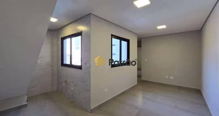 Cobertura sem condomínio com 2 dormitórios à venda, 82 m² por r$ 439.000 - jardim das maravilhas - santo andré/sp