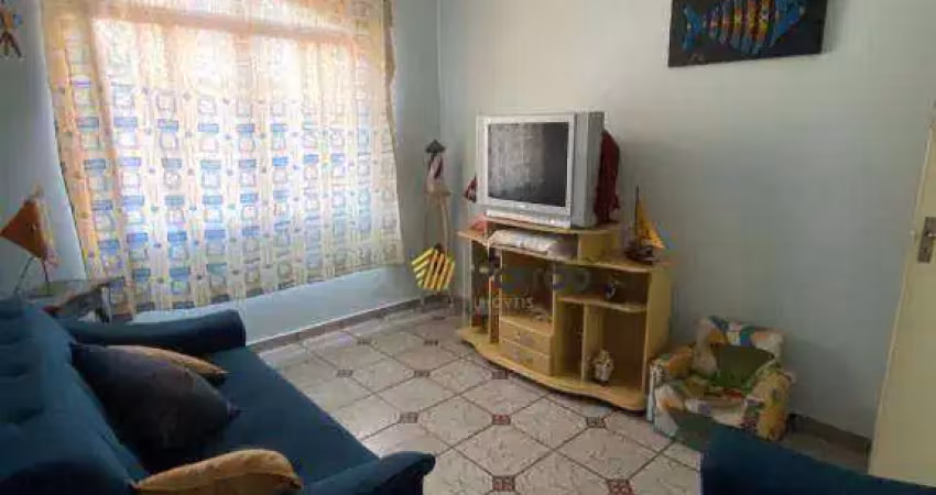 Edifício funchal com 1 dormitório à venda, 59 m² por r$ 230.000 - vila caiçara - praia grande/sp