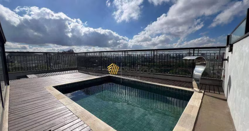 Cobertura com 3 dormitórios à venda, 288 m² por r$ 2.190.000,00 - parque são diogo - são bernardo do campo/sp