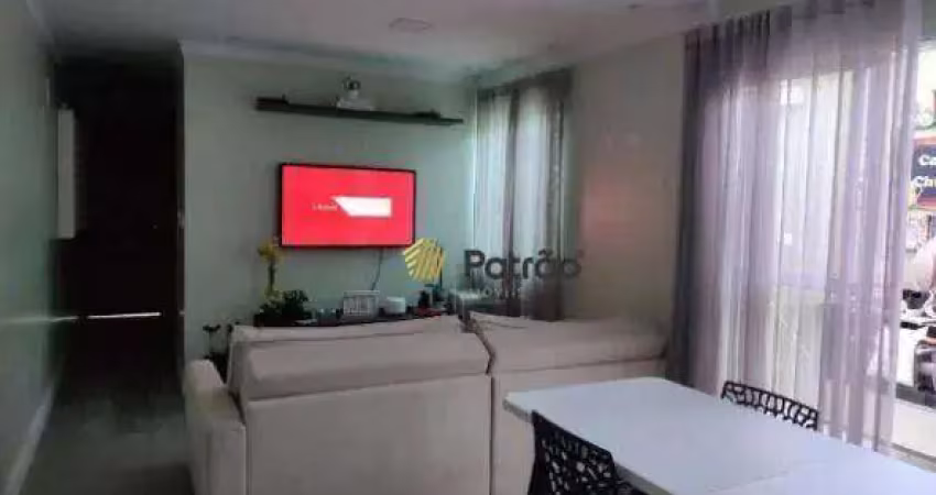 Apartamento com 2 dormitórios à venda, 68 m² por r$ 532.000,00 - vila valparaíso - santo andré/sp