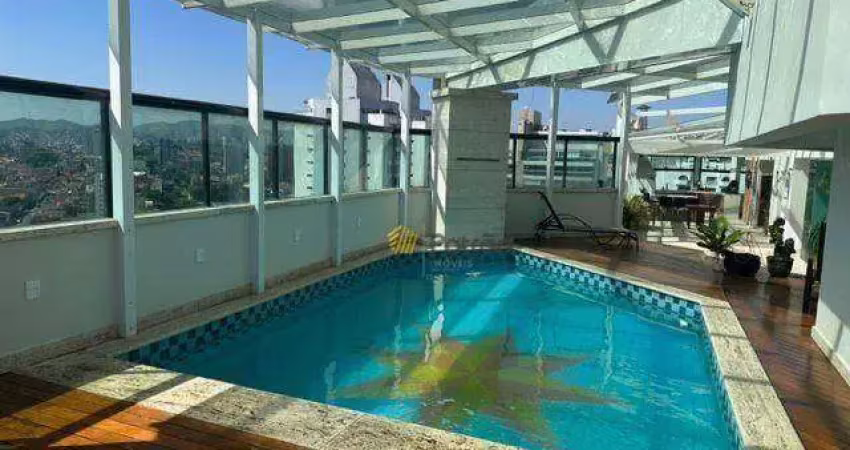 Cobertura à venda, 600 m² por r$ 4.350.000,00 - centro - são bernardo do campo/sp