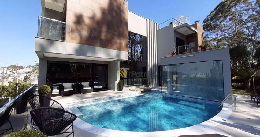 Casa com 5 dormitórios à venda, 561 m² por r$ 9.000.000,00 - swiss park - são bernardo do campo/sp