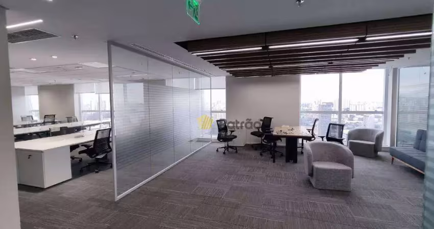 Andar corporativo para alugar, 1404 m² por r$ 125.777,51/mês - centro - são bernardo do campo/sp
