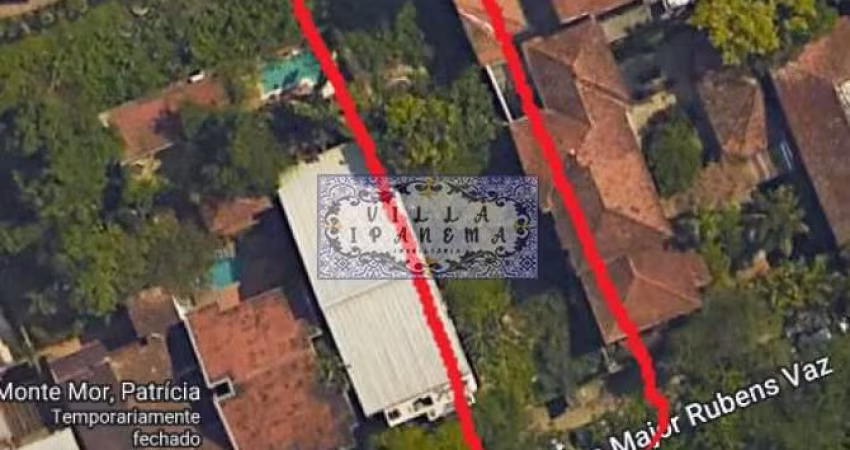 Terreno à venda na Rua Major Rúbens Vaz, Gávea, Rio de Janeiro